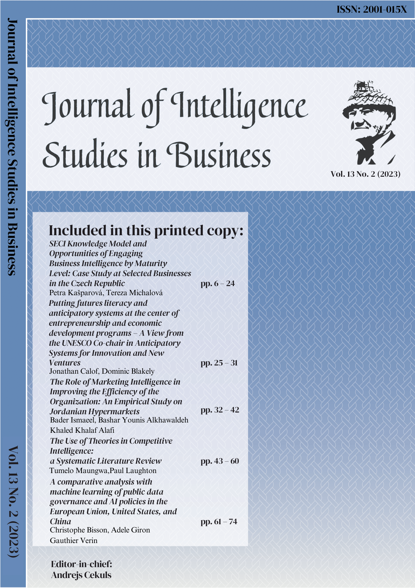 					View Vol. 13 No. 2 (2023): Journal of Intelligence Studies in Business
				